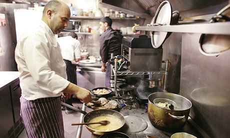 ‘Muslims love fine dining too’ … Muayad Ali, the chef at La Sophia in west London. Photograph: Martin Godwin for the Guardian