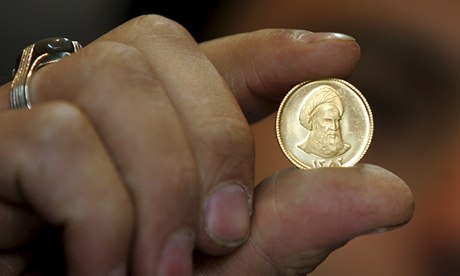 An Iranian gold coin. Now a global force, could Islamic finance contribute to a sustainable economy? Photograph: Atta Kenare/AFP/Getty Images